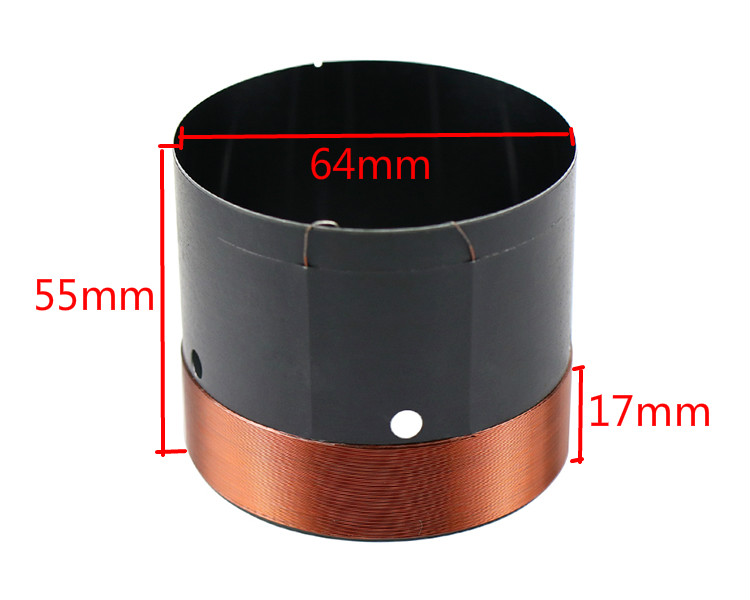 Copper Wire Roll - 2pc Woofer altoparlante Bass Voice Coil