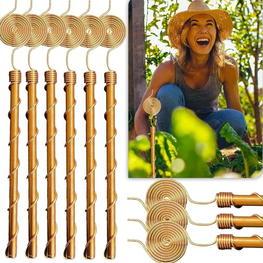 Copper Wire Roll - Pali a spirale per elettrocultura, resistenti