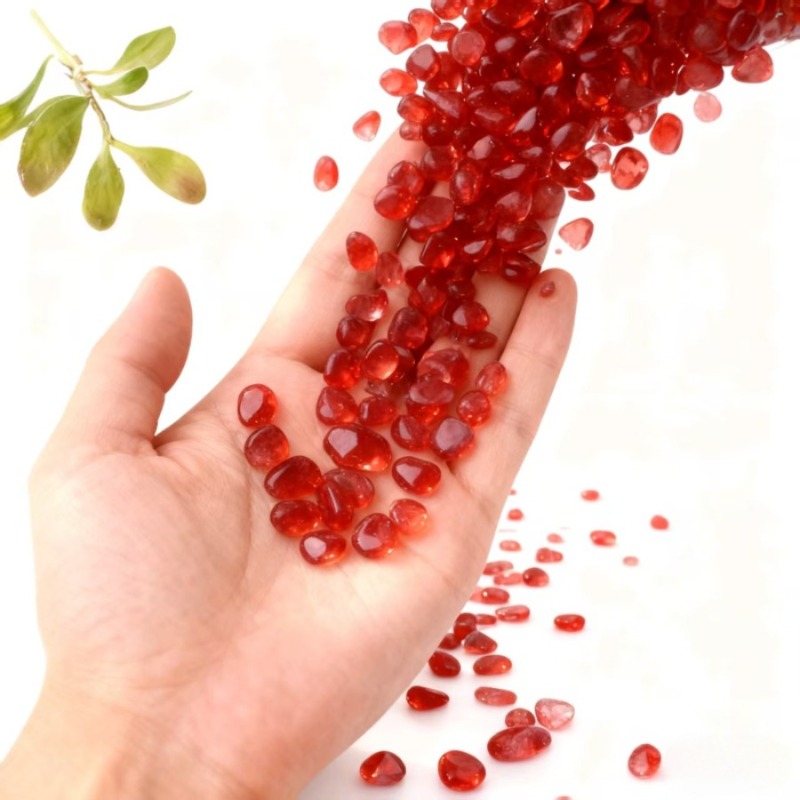 Bonsai Garden Landscape Design - 100g/200g di pietre di quarzo rosso