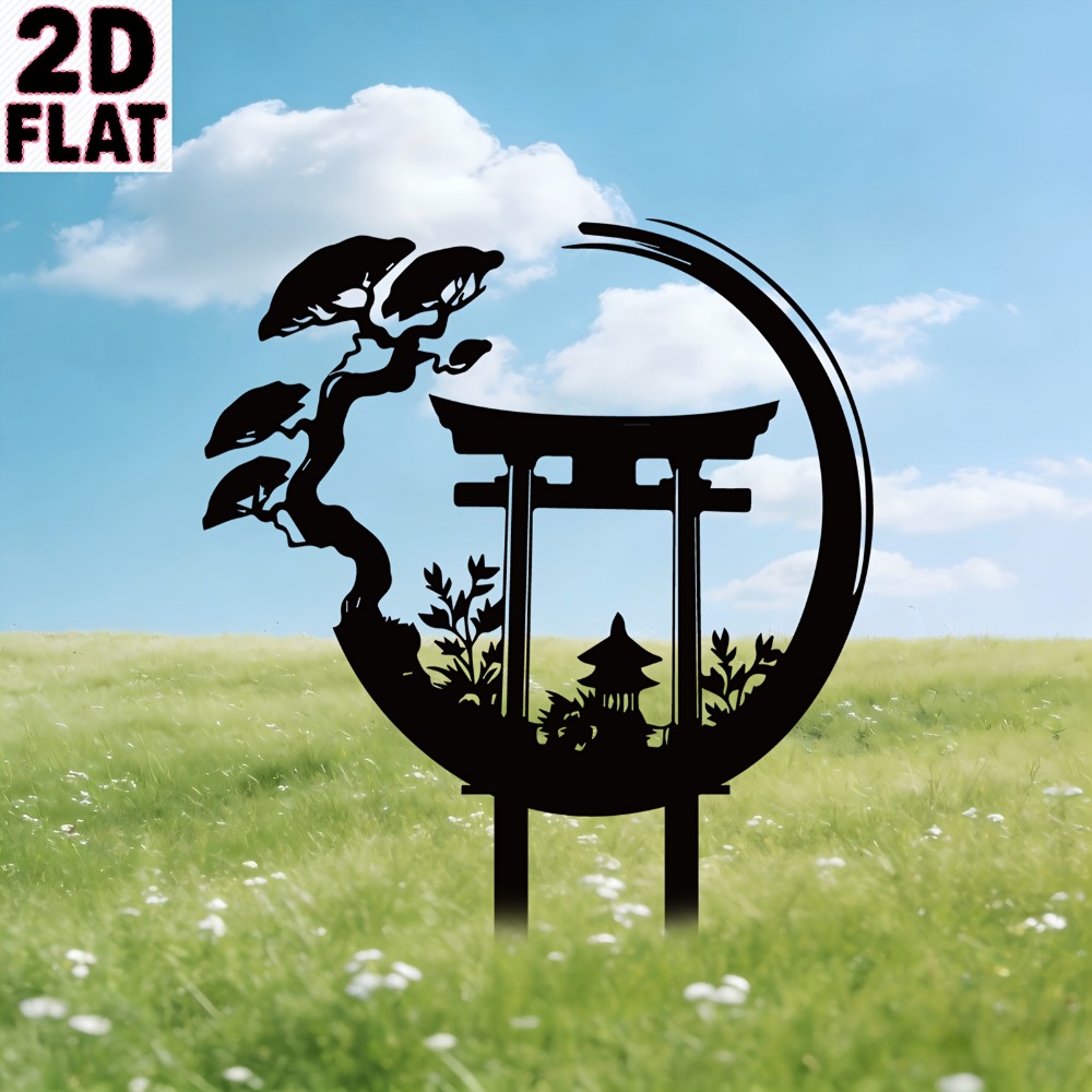 Bonsai Garden Art - CIFBUY Scultura da parete in metallo