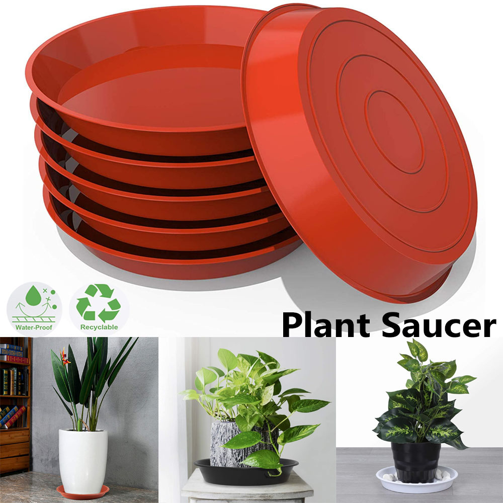Drip Tray Saucer - 3 Pezzi Sottovasi Rotondi in Plastica