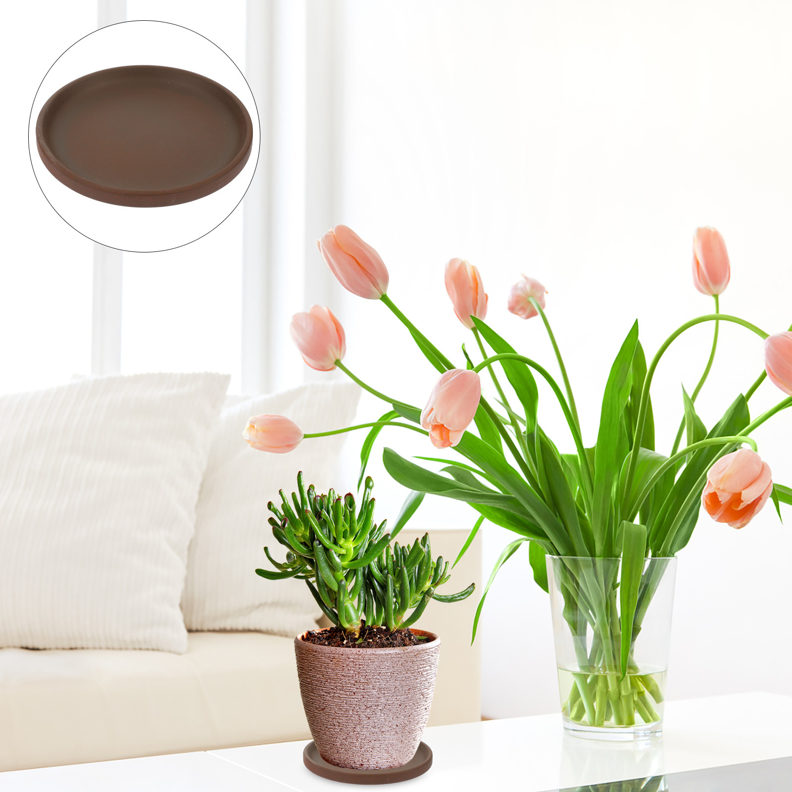 Vassoio per vaso di fiori in c - Drip Tray Saucer recensione e prezzo