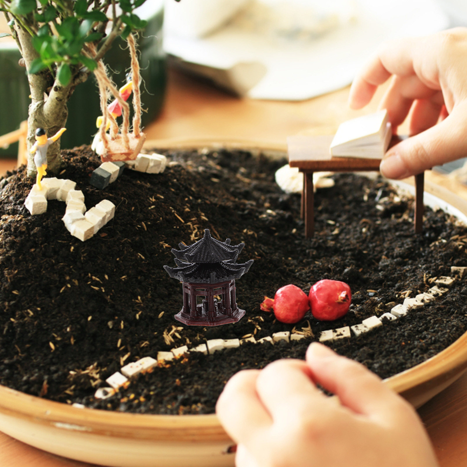 Delicato Ornamento in Plastica - Bonsai Garden Landscape Design recensione e prezzo