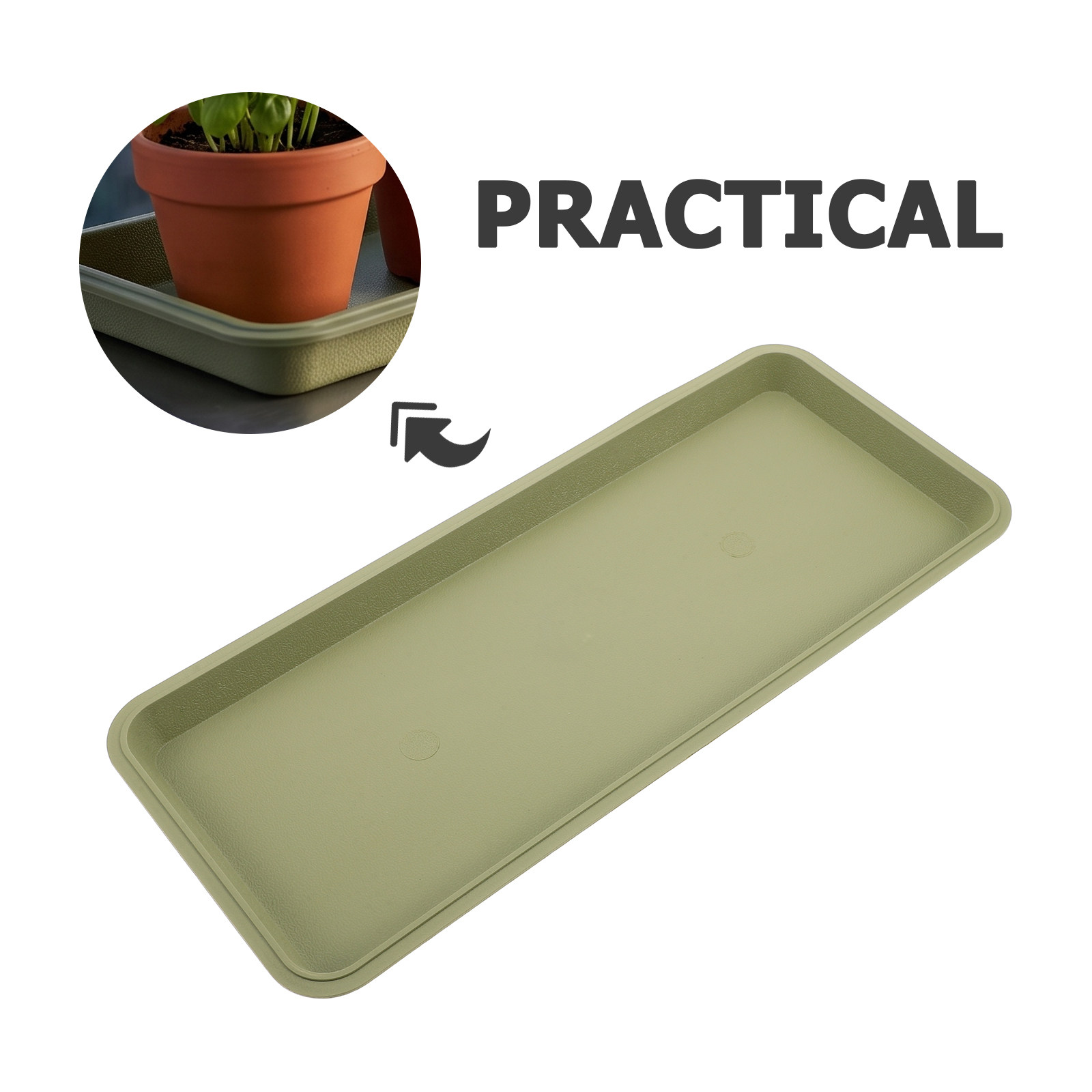 Vassoio Rettangolare per Vasi  - Drip Tray Saucer recensione e prezzo