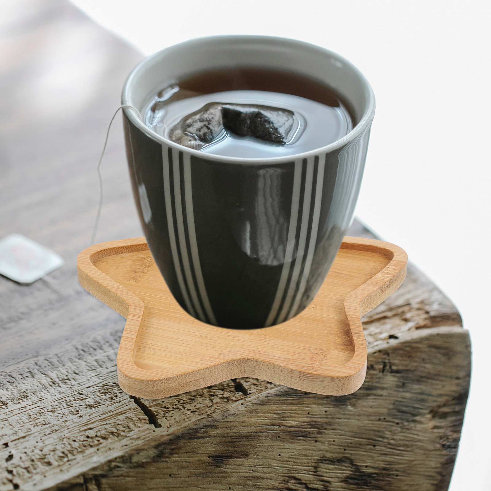 4 vassoi in bambù per vasi di  - Drip Tray Saucer recensione e prezzo